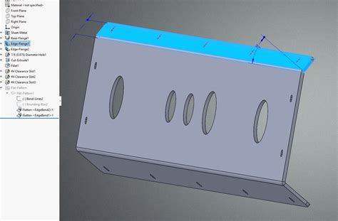 Sheet Metal Part Won't Flatten : r/SolidWorks 